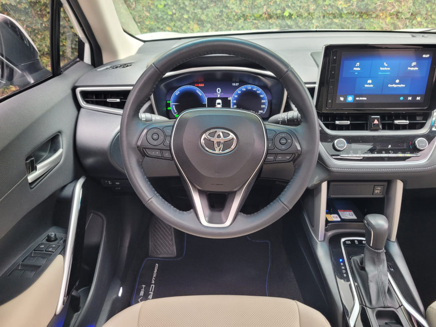 baixa km! - toyota corolla cross xrx 1.8  automatico (hibrido)10