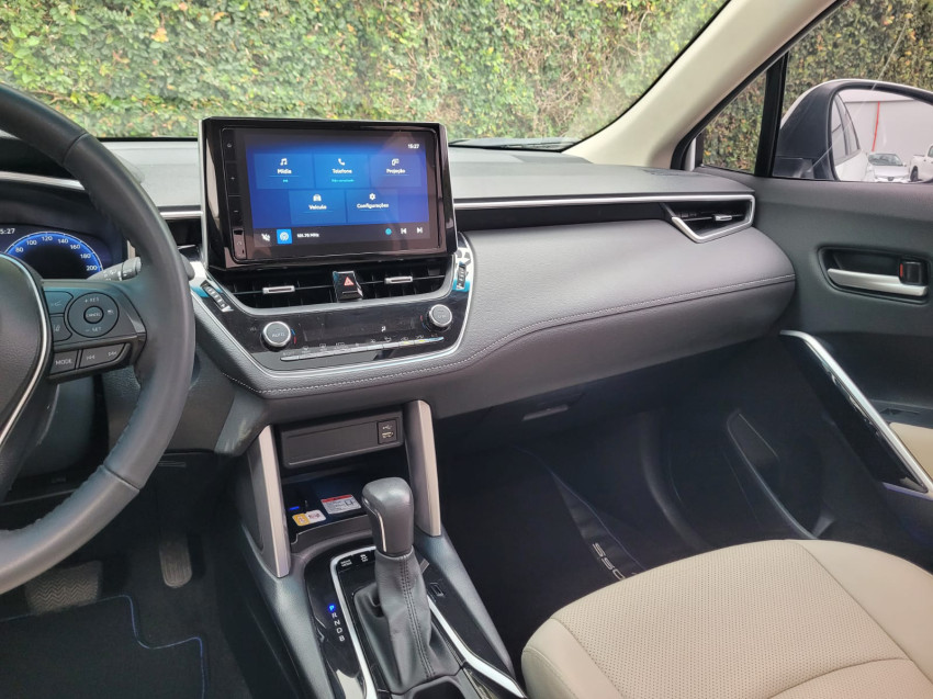 baixa km! - toyota corolla cross xrx 1.8  automatico (hibrido)12