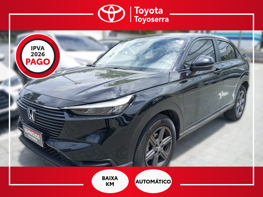 baixa km! - honda hr-v exl 1.5 sensing  automatico