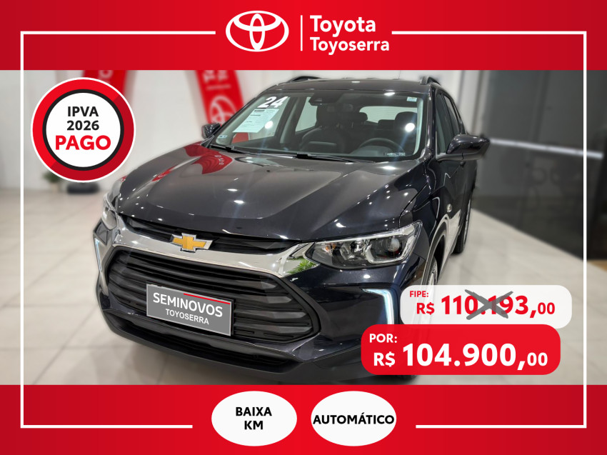 baixa km! - chevrolet tracker ltz 1.0 turbo  flex automatico