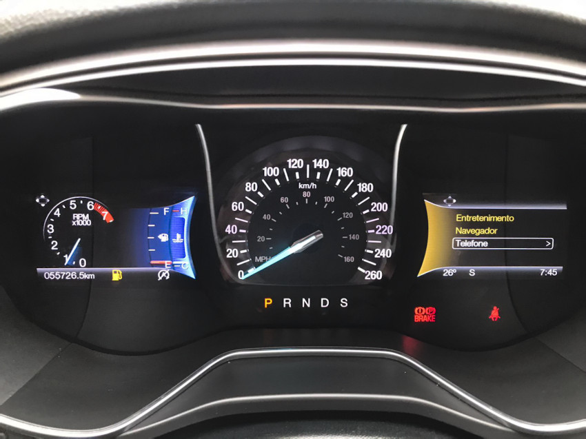 baixa km! - ford fusion sel 2.0 ecobo.  248cv automatico9