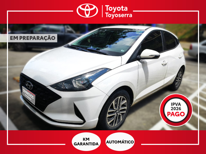 baixa km! - hyundai hb20 evolution 1.0 tb flex  automatico