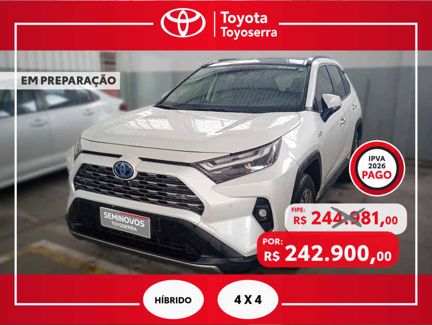 toyota rav4 2.5 sx connect 4x4 automatico (hibrido)