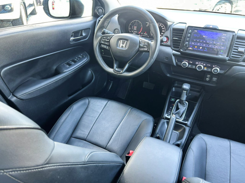 baixa km! - honda city sedan exl 1.5 flex  automatico12