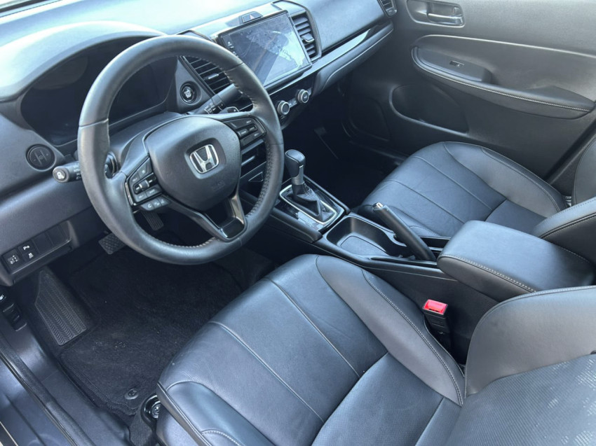 baixa km! - honda city sedan exl 1.5 flex  automatico9