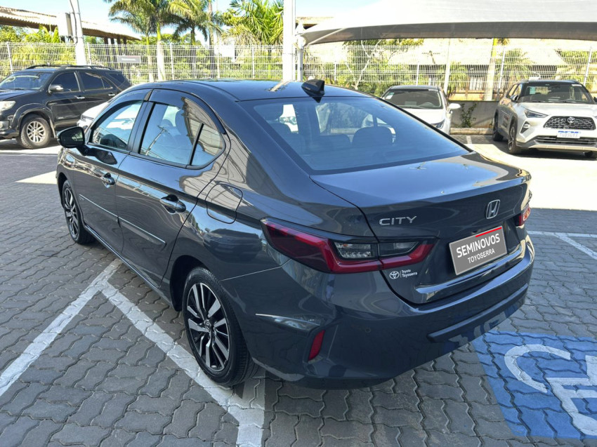 baixa km! - honda city sedan exl 1.5 flex  automatico5