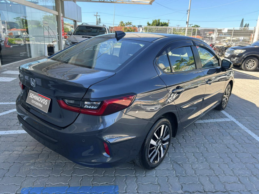 baixa km! - honda city sedan exl 1.5 flex  automatico4