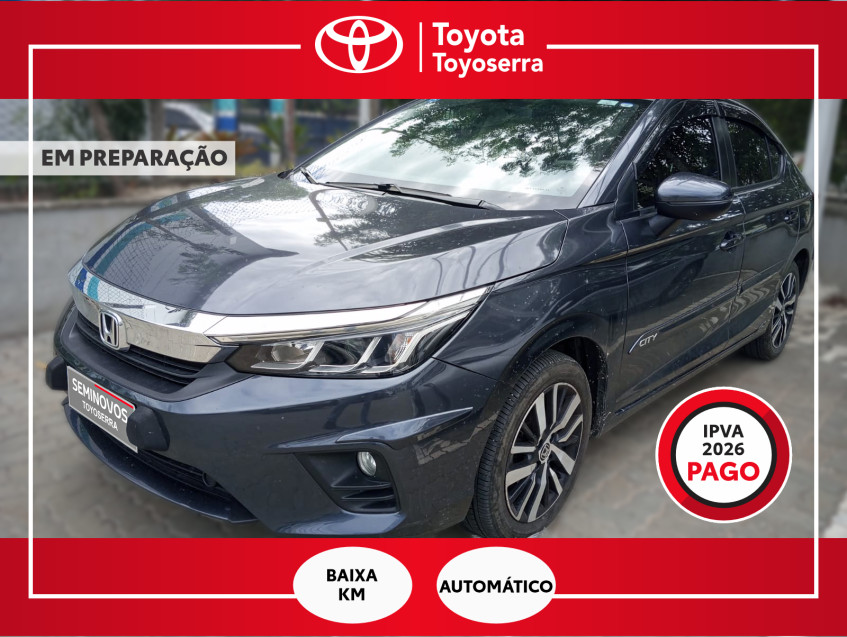 baixa km! - honda city sedan exl 1.5 flex  automatico