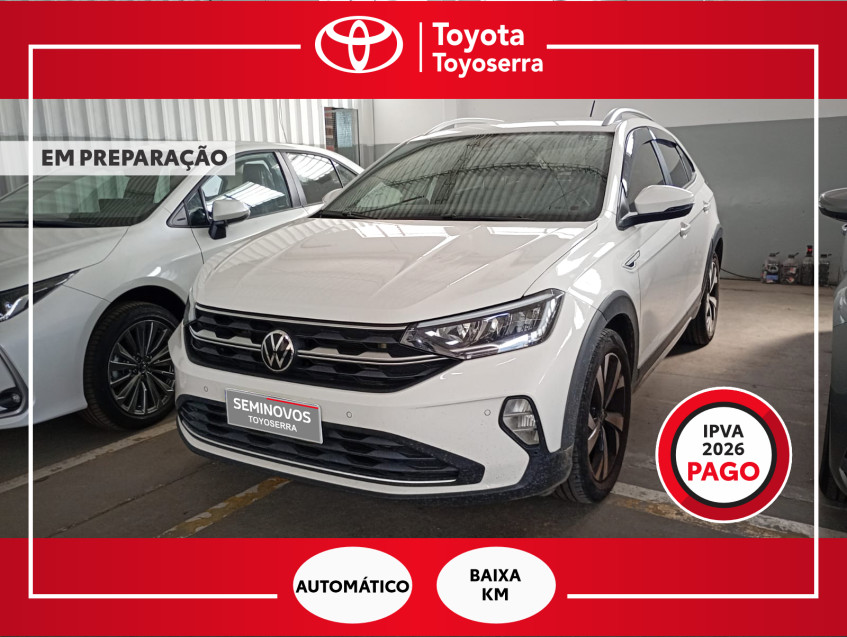 baixa km! - volkswagen nivus highline 1.0 200 tsi flex automatico