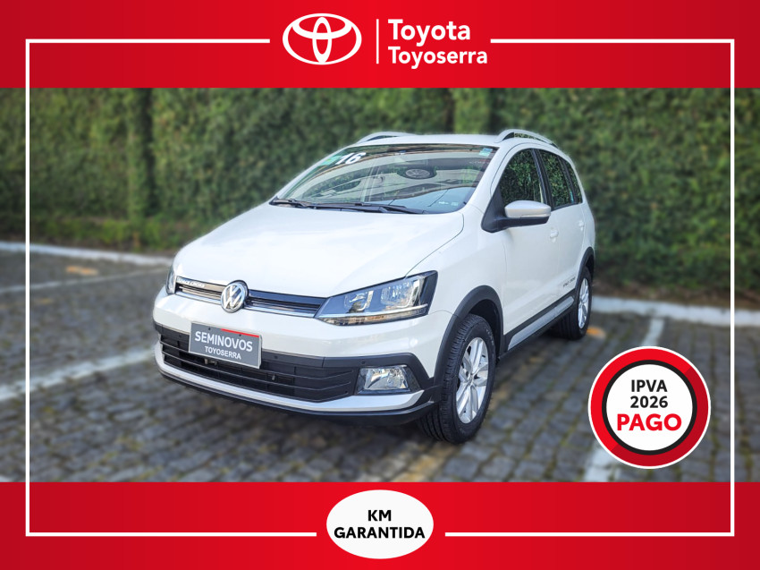 baixa km! - volkswagen spacecross 1.6 mi total flex