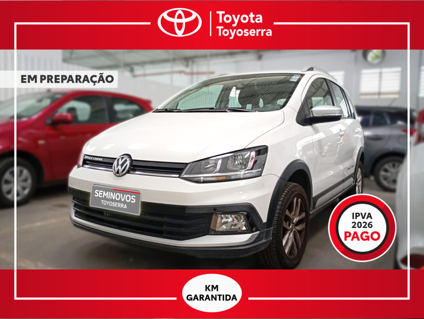 baixa km! - volkswagen spacecross 1.6 mi total flex