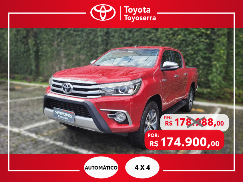 toyota hilux cd srx 4x4 2.8  diesel automatico