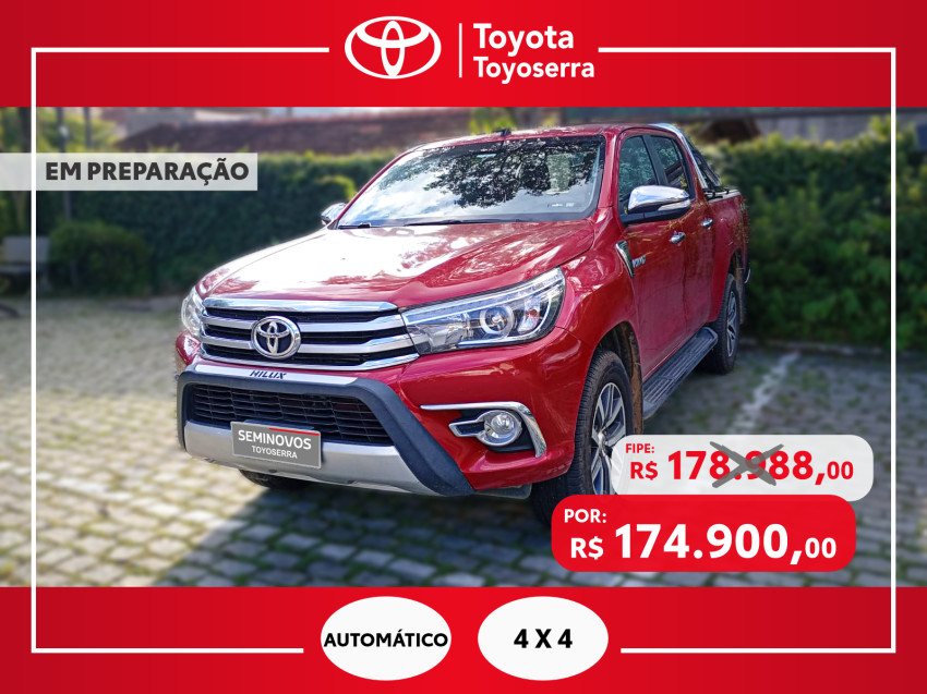 toyota hilux cd srx 4x4 2.8  diesel automatico