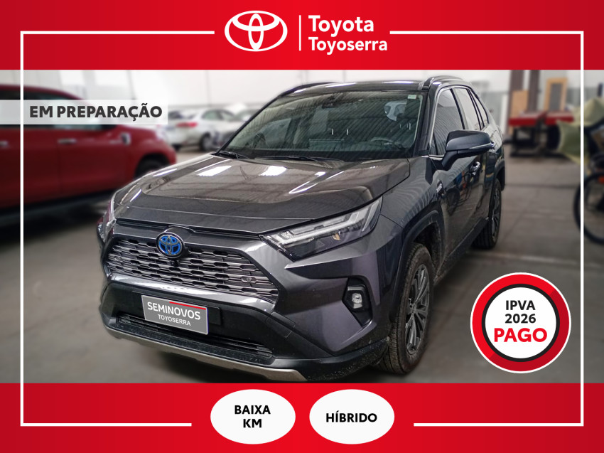 baixa km! - toyota rav4 2.5 sx connect 4x4 automatico (hibrido)