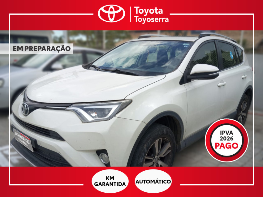 baixa km! - toyota rav4 2.0 high 4x2  automatico