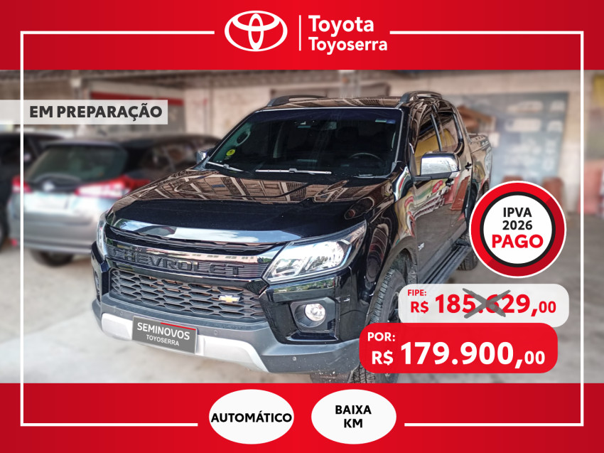 baixa km! - chevrolet s10 p-up h.country 2.8 4x4 cd dies.automatico