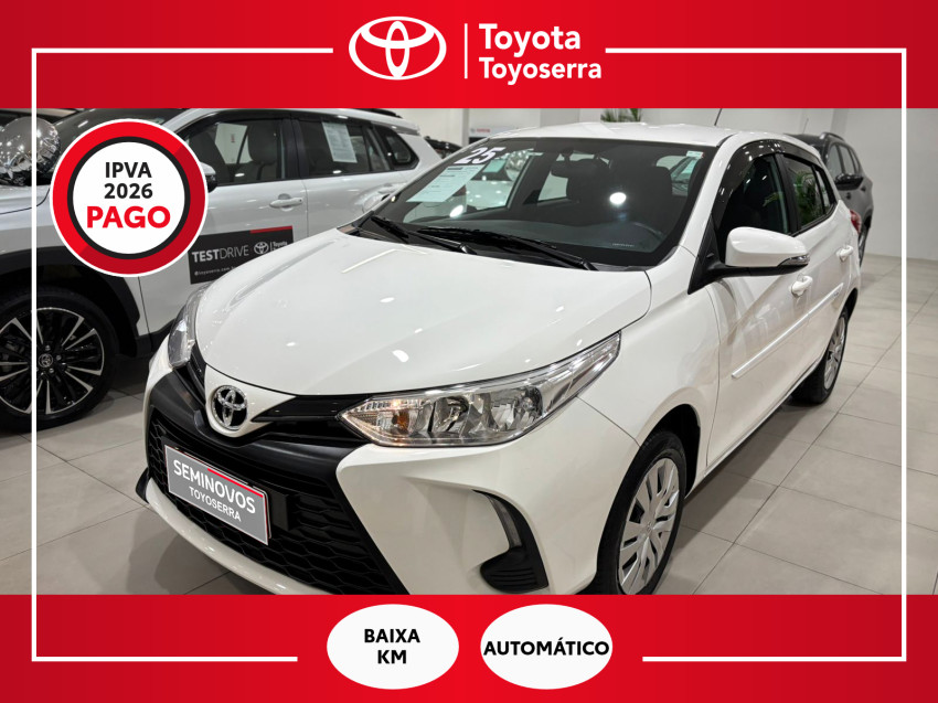 baixa km! - toyota yaris xl 1.5 flex  automatico