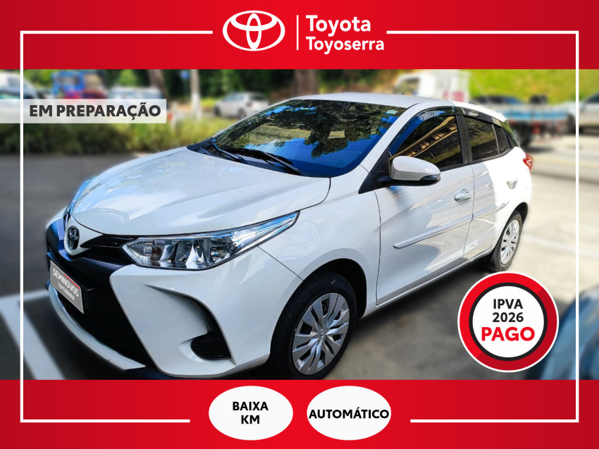 baixa km! - toyota yaris xl 1.5 flex  automatico