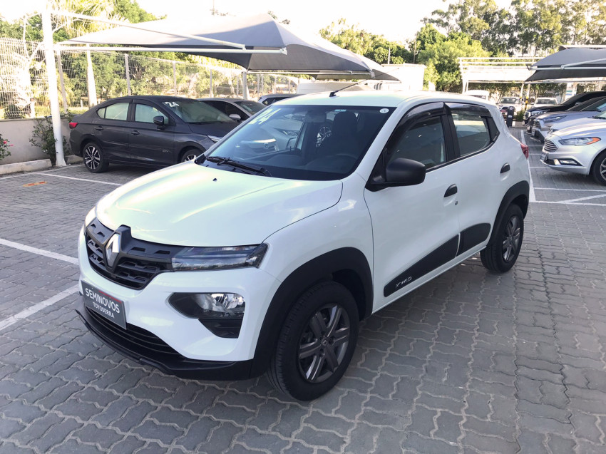 baixa km! - renault kwid zen 1.0 flex  manual1