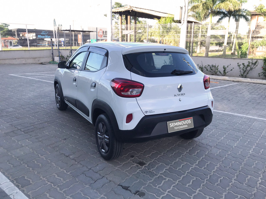 baixa km! - renault kwid zen 1.0 flex  manual5