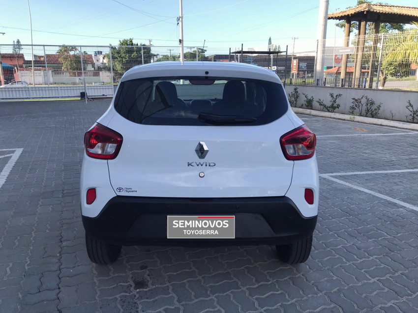 baixa km! - renault kwid zen 1.0 flex  manual12