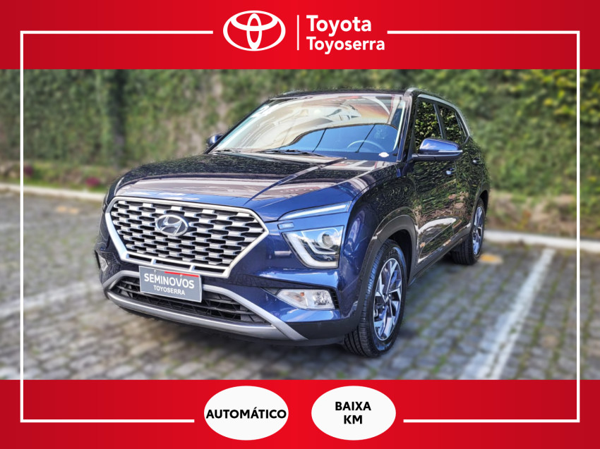 baixa km! - hyundai creta limited 1.0 tb  flex automatico