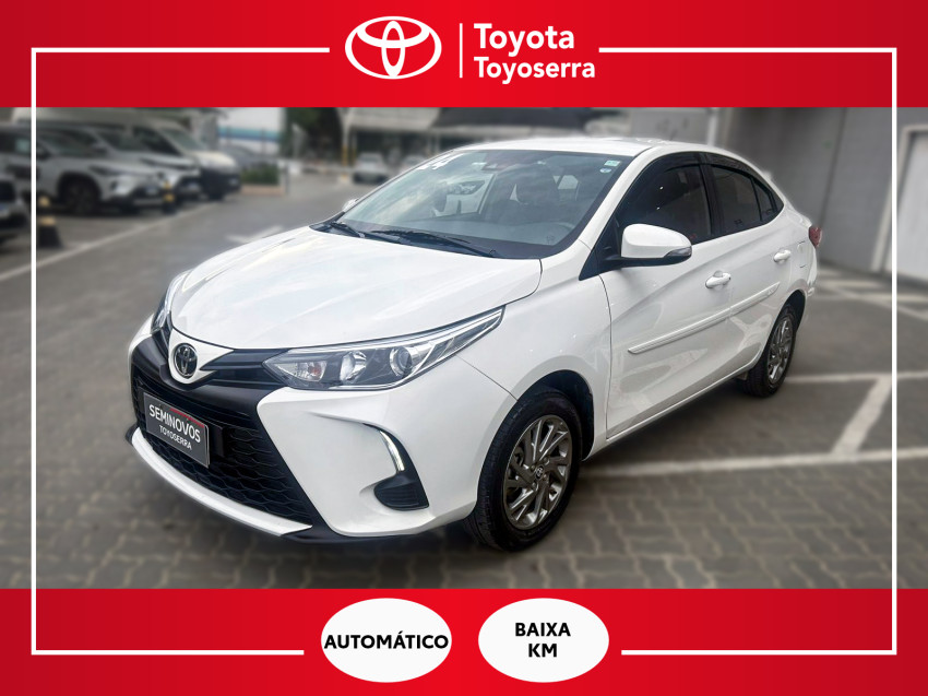 baixa km! - toyota yaris xs sedan 1.5 flex  automatico