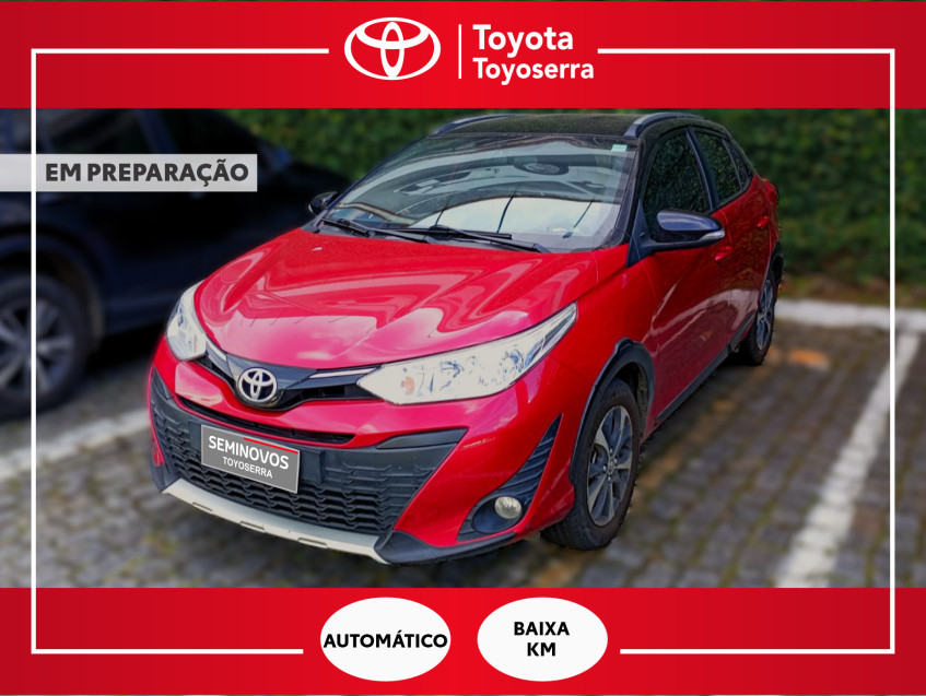baixa km! - toyota yaris x-way connect 1.5 flex  automatico