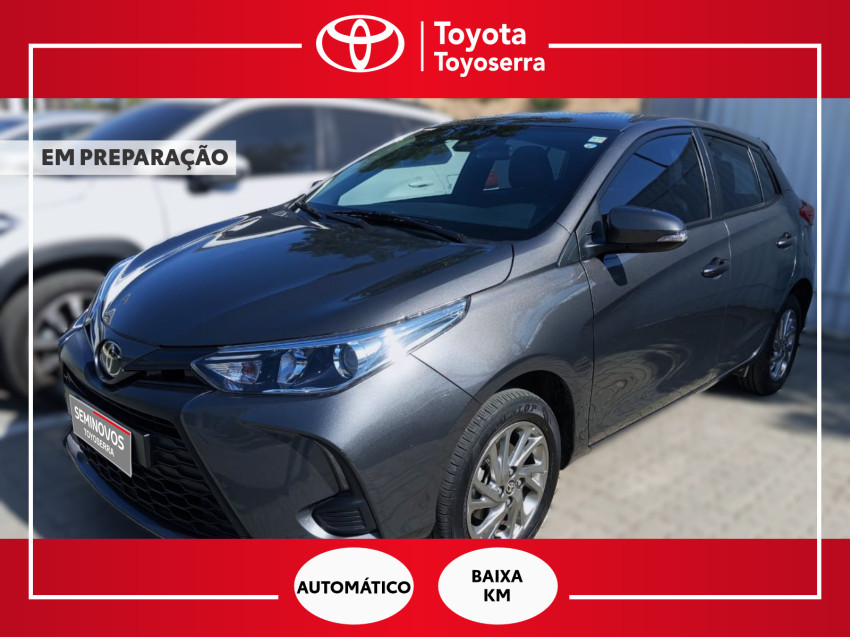 baixa km! - toyota yaris xs 1.5 flex  automatico