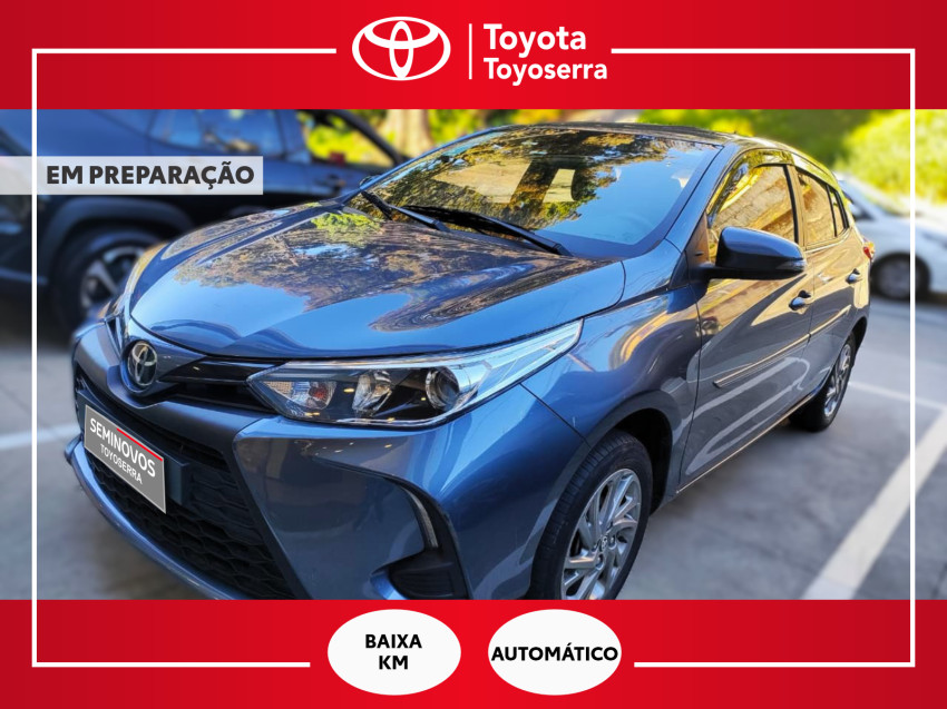 baixa km! - toyota yaris xs 1.5 flex  automatico