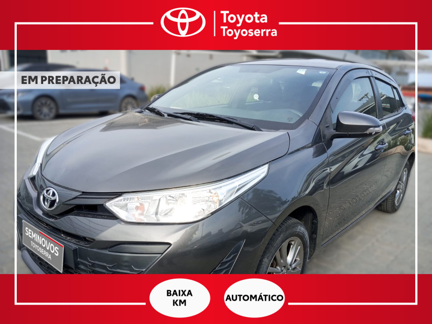 baixa km! - toyota yaris xl plus con. 1.5 flex  automatico