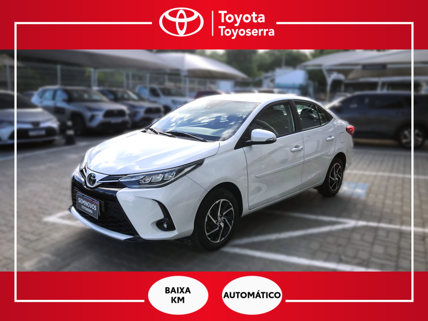 baixa km! - toyota yaris xls sedan 1.5 flex  automatico
