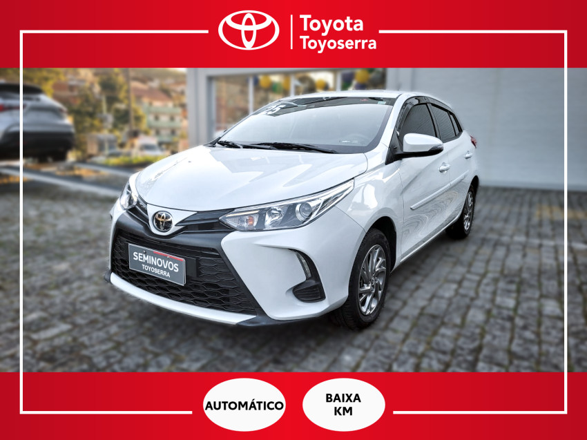 baixa km! - toyota yaris xs 1.5 flex  automatico