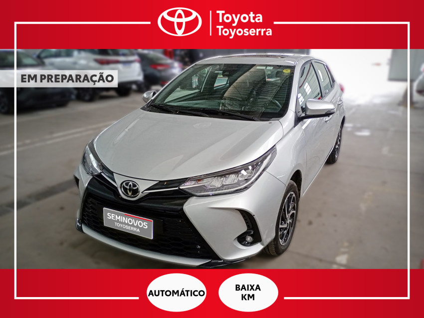baixa km! - toyota yaris xls 1.5 flex  automatico