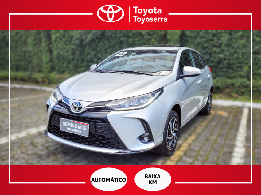baixa km! - toyota yaris xls 1.5 flex  automatico