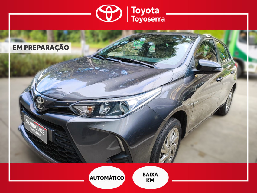 baixa km! - toyota yaris xs 1.5 flex  automatico