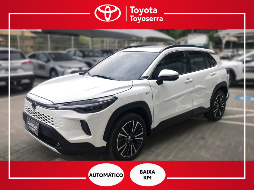 baixa km! - toyota corolla cross xrx 1.8  automatico (hibrido)