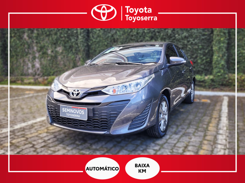 baixa km! - toyota yaris xl plus con. 1.5 flex  automatico