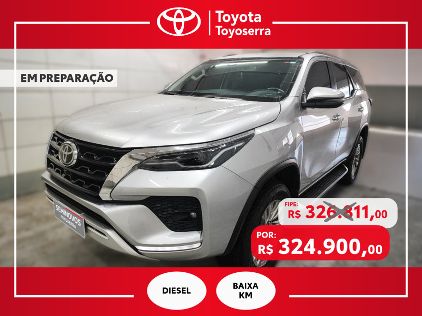 baixa km! - toyota hilux sw4 srx 4x4 2.8  dies. automatico