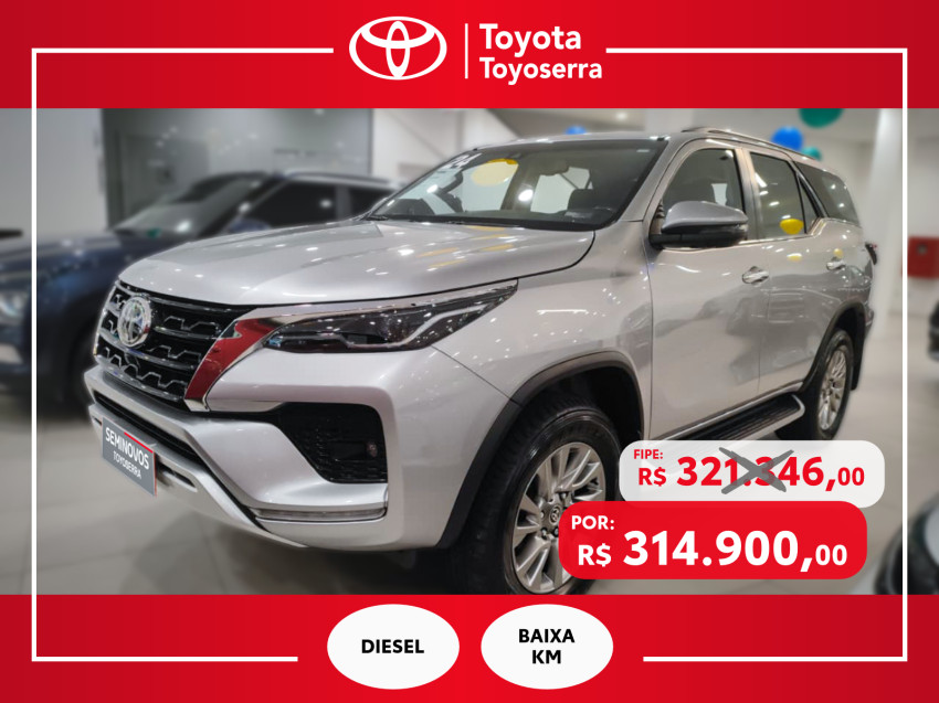 baixa km! - toyota hilux sw4 srx 4x4 2.8  dies. automatico