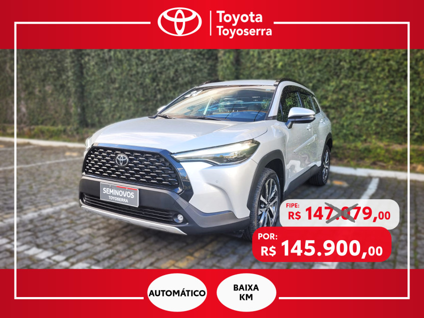 baixa km! - toyota corolla cross xre 2.0  flex automatico