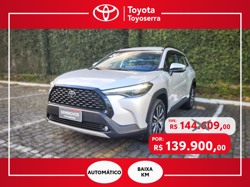 baixa km! - toyota corolla cross xre 2.0  flex automatico