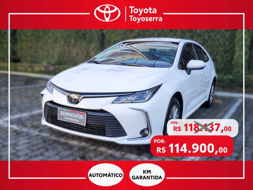 toyota corolla gli 2.0  flex automatico