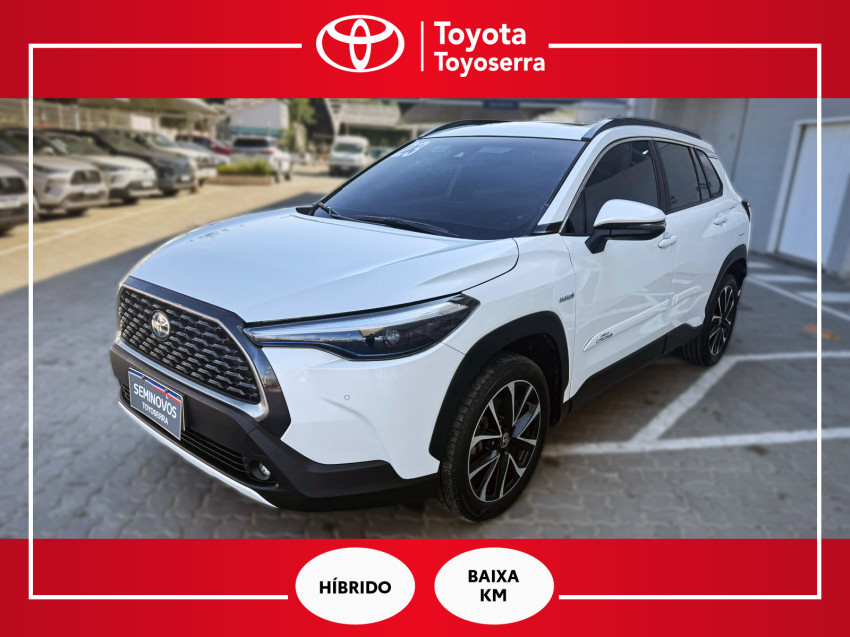 baixa km! - toyota corolla cross xrx 1.8  automatico (hibrido)