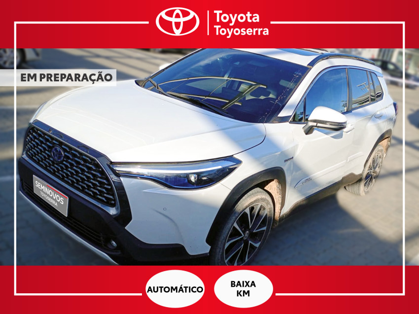 baixa km! - toyota corolla cross xrx 1.8  automatico (hibrido)