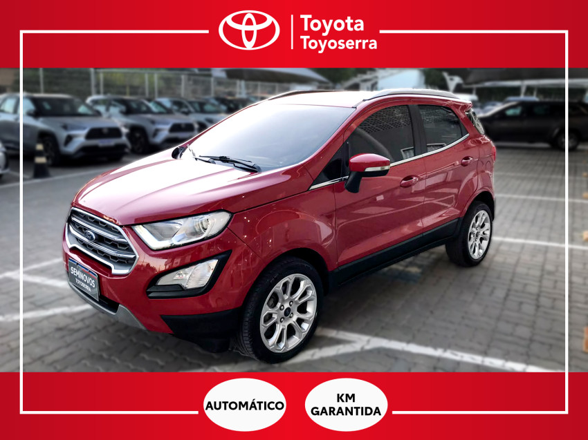 baixa km! - ford ecosport titanium 1.5  flex automatico