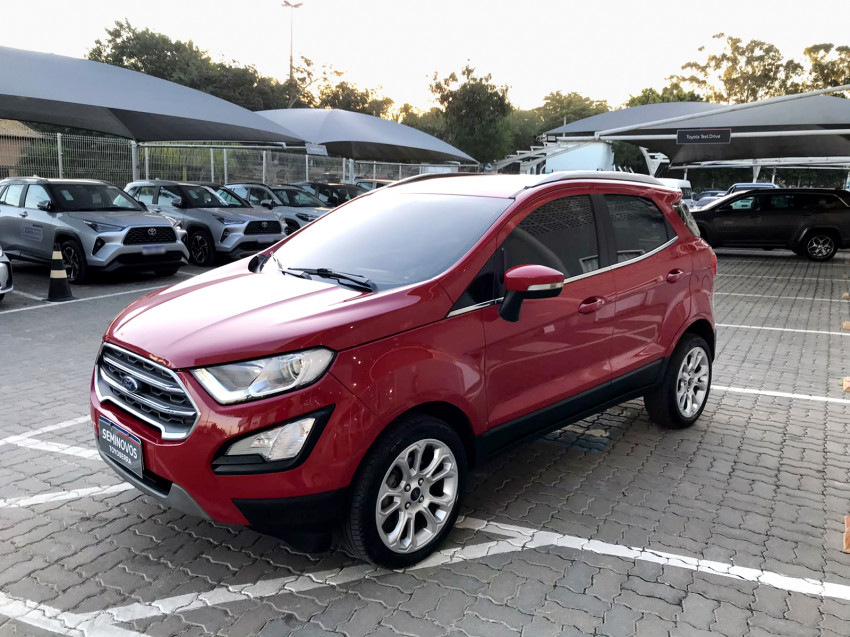 baixa km! - ford ecosport titanium 1.5  flex automatico1