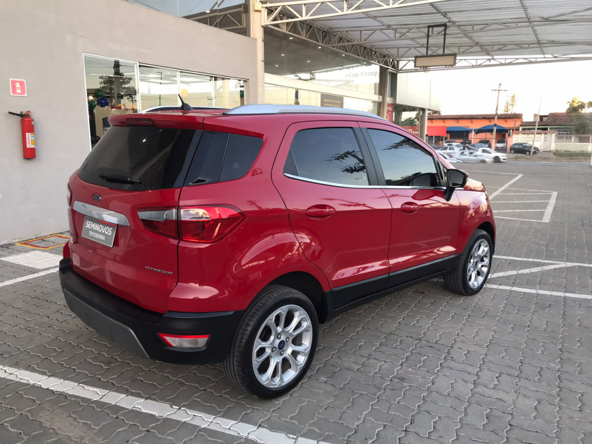 baixa km! - ford ecosport titanium 1.5  flex automatico4