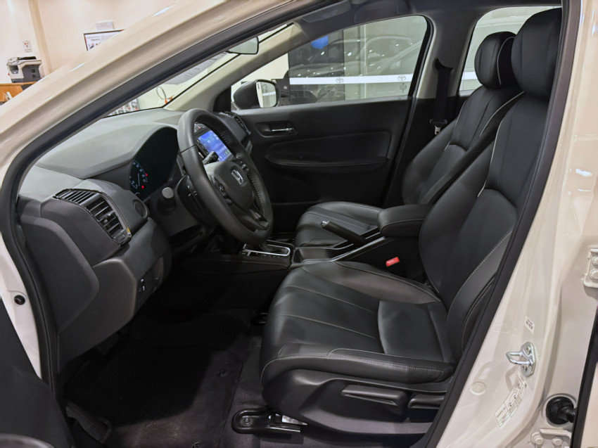 baixa km! - honda city hatchback exl 1.5 flex  automatico7