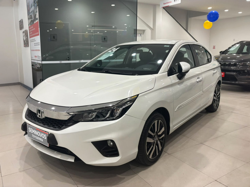 baixa km! - honda city hatchback exl 1.5 flex  automatico1